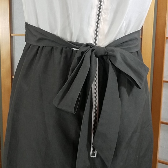 Anthropologie Maeve silk tiered scallop hem dress - Picture 6 of 8